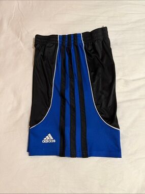adidas Boy’s Black and Blue Performance Athletic Shorts